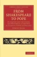 From Shakespeare To Pope