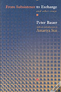 Capa do artigo From Subsistence To Exchange And Other Essays