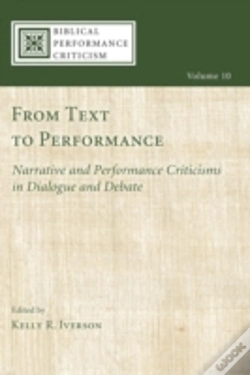 Capa do artigo From Text To Performance