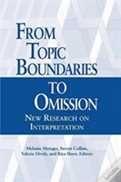 Capa do artigo From Topic Boundaries To Omission 821