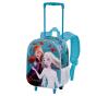 Frozen 2 Enchanted Mochila 3D com Rodas Pequena, Azul - Preview