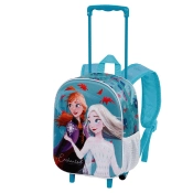 Capa do artigo Frozen 2 Enchanted Mochila 3D com Rodas Pequena, Azul