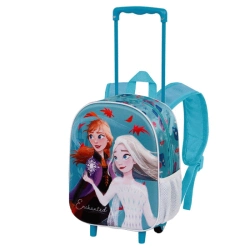Capa do artigo Frozen 2 Enchanted Mochila 3D com Rodas Pequena, Azul