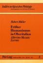 Frueher Humanismus In Oberitalien - Preview