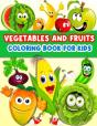 Fruits And Vegetables Coloring Book For - Preview