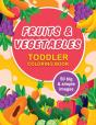 Fruits And Vegetables Toddler Coloring Book - Preview