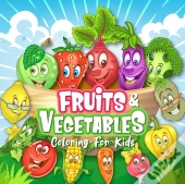 Fruits & Vegetables Coloring Book For Kids