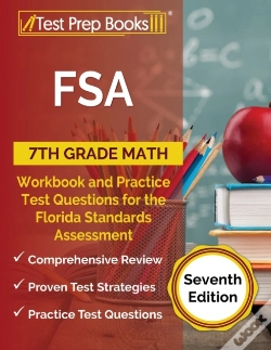 Capa do artigo Fsa 7th Grade Math Workbook And Practice Test Questions For The Florida Standards Assessment (Seventh Edition)