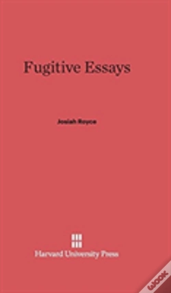 Capa do artigo Fugitive Essays