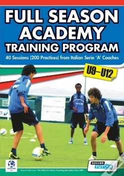 Capa do artigo Full Season Academy Training Program U9-12 - 40 Sessions (200 Practices) From Italian Serie 'A' Coaches
