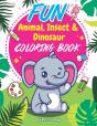 Fun Animal, Insect & Dinosaur Coloring Book - Preview