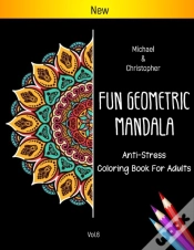 Capa do artigo Fun Geometric Mandala Anti-Stress Coloring Book For Adults