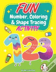 Fun Number, Coloring & Shape Tracing Activity