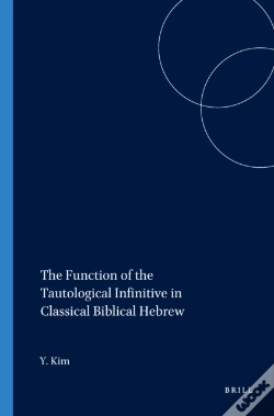 Capa do artigo Function Of The Tautological Infinitive In Classical Biblical Hebrew