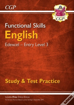 Capa do artigo Functional Skills English: Edexcel Entry Level 3 - Study & Test Practice