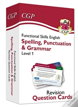 Capa do artigo Functional Skills English Revision Question Cards: Spelling, Punctuation & Grammar - Level 1