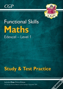 Capa do artigo Functional Skills Maths: Edexcel Level 1 - Study & Test Practice