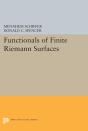 Functionals Of Finite Riemann Surfaces - Preview