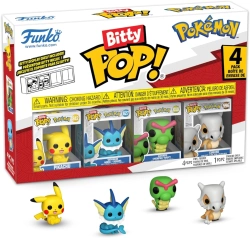Capa do artigo Funko Pop! Bitty - 4-Pack: Pokémon - Pikachu / Vaporeon / Squirtle / Cubone