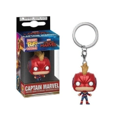 Capa do artigo Funko Pop! Keychain Marvel - Captain Marvel (with Helmet)