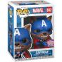 Funko Pop! Marvel #882 Capwolf Funkon 2021 Exclusivo - Preview