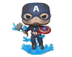 Capa do artigo Funko Pop! Marvel - Avengers: Endgame - Captain America with Broken Shield & Mjolnir