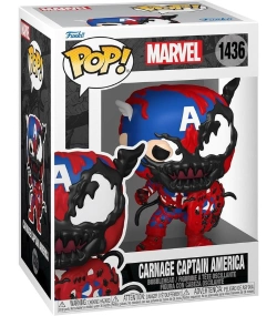 Capa do artigo Funko Pop! Marvel - Carnageized Captain America