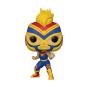 Funko Pop! Marvel: Lucha Libre - Captain Marvel 9 cm - Preview