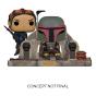 Funko Pop! Star Wars Moment! The Mandalorian Boba Fett & Fennec Shand 2-Pack 9 cm - Preview