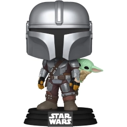 Capa do artigo Funko POP! Star Wars: The Mandalorian - The Mandalorian with Grogu 818
