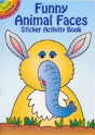 Funny Animal Faces Sticker Activity Book - Preview