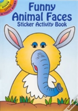Capa do artigo Funny Animal Faces Sticker Activity Book