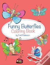 Funny Butterflies Coloring Book