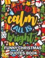 Funny Christmas Quote Book - Preview