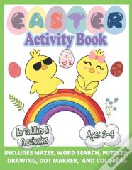 Funny & Happy Easter Coloring And Activity Book For Toddlers And Preschoolers Gift