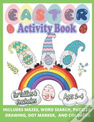 Funny & Happy Easter Coloring And Activity Book For Toddlers And Preschoolers Gift