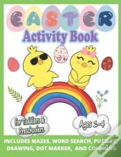 Capa do artigo Funny & Happy Easter Coloring And Activity Book For Toddlers And Preschoolers Gift