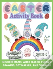 Capa do artigo Funny & Happy Easter Coloring And Activity Book For Toddlers And Preschoolers Gift