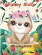 Funny  Sloth Coloring Book   Beginners - Preview