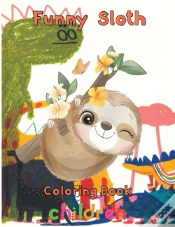 Capa do artigo Funny  Sloth Coloring Book   Children