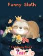 Funny  Sloth Coloring Book    Teen - Preview
