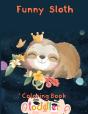 Funny  Sloth Coloring Book   Toddler - Preview