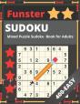Funster Sudoku Mixed Puzzle  Book For Adults 400 Easy - Preview