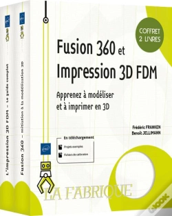 Capa do artigo Fusion 360 Et Impression 3d Fdm - Coffret De 2 Livres : Apprenez A Modeliser Et A Imprimer En 3d