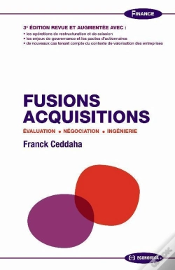 Capa do artigo Fusions Acquisitions Evaluation, Negociation, Ingenierie, 3e Edition