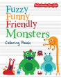 Fuzzy Funny Friendly Monsters Coloring Book - Preview