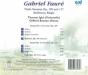 Gabriel Fauré: Cello Sonatas Op. 109 and 117 - CD - Preview