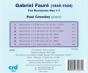 Gabriel Fauré: The Nocturnes Nos 1-7 - CD - Preview