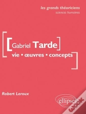 Gabriel Tarde ; Vie, Oeuvres, Concepts