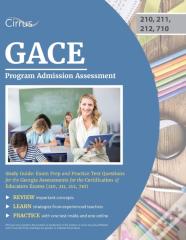Gace Program Admission Assessment Study Guide
